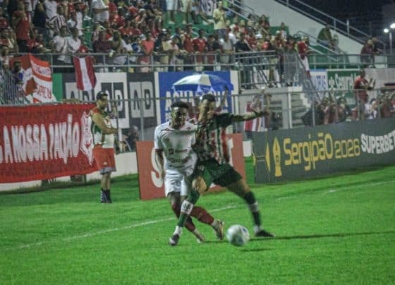 América de Propriá e Sergipe empatam em 1 a 1 na ida da semifinal do Sergipano