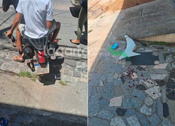Colisão entre duas motocicletas é registrada no centro de Lagarto
