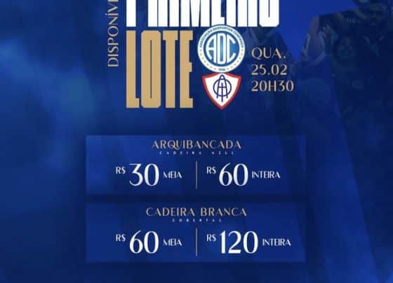 Confiança inicia vendas do primeiro lote de ingressos para o jogo de ida da semifinal contra o Itabaiana