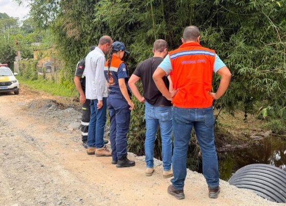 Defesa Civil do Estado realiza vistoria em áreas afetadas pela chuva em Santa Isabel