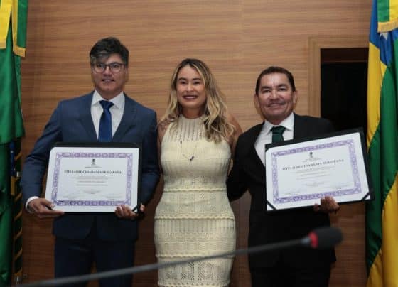 Delegado Hugo Leonardo e empresário José Milton recebem Título de Cidadania Sergipana na Alese