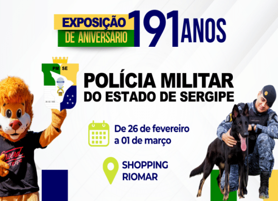 Exposição comemora os 191 anos da Polícia Militar de Sergipe no Shopping RioMar Aracaju – P.M.S.E.