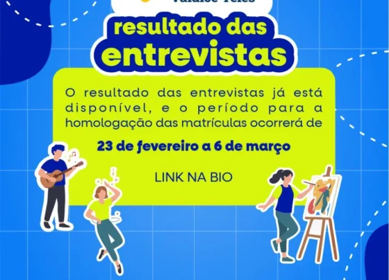 Funcaju divulga resultado das entrevistas da Escola Oficina de Artes Valdice Teles para 2026 – FaxAju
