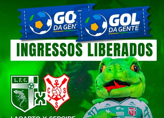 Gol da Gente libera ingressos para Lagarto x Sergipe no sábado