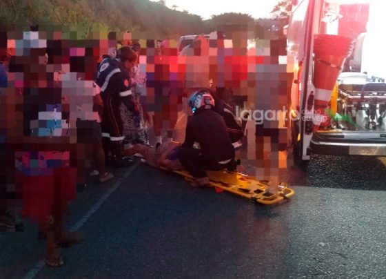Idosa de 70 anos é atropelada na SE-270, em Salgado