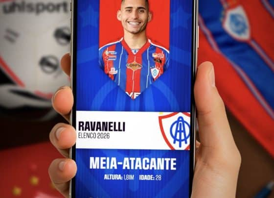 Itabaiana anuncia a contratação do meia-atacante