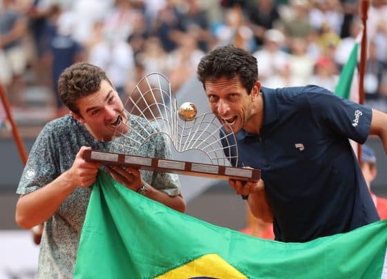 João Fonseca e Marcelo Melo garantem título de duplas do Rio Open