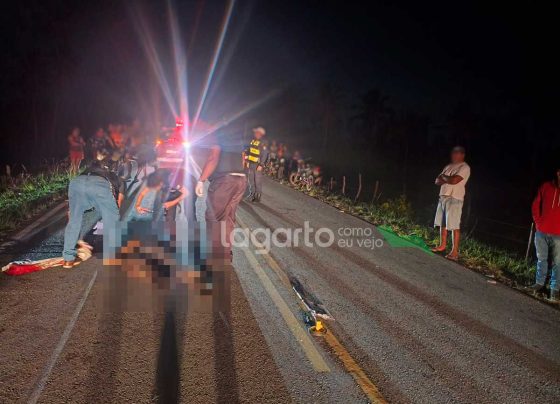 Motociclista morre após atropelar animal na SE-204, em Pacatuba