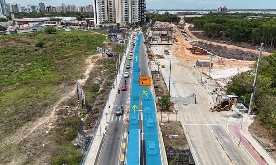 Nova etapa do Complexo Viário Maria do Carmo Alves altera trânsito na Avenida Beira Mar a partir de março