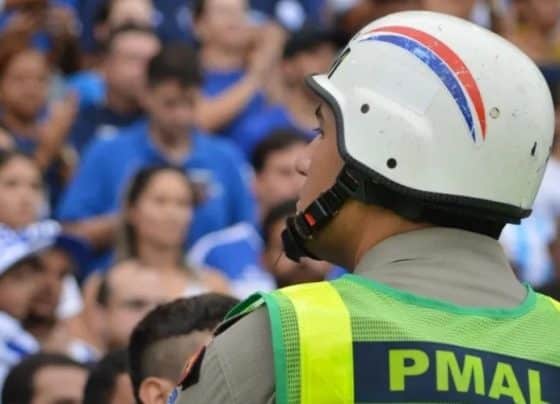 PM emprega cerca de 200 policiais na segurança do clássico CRB x CSA no Rei Pelé