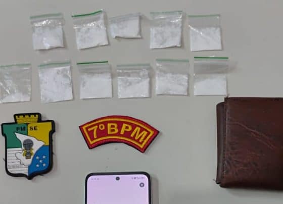 Polícia Militar apreende droga e prende homem por tráfico em Lagarto – P.M.S.E.