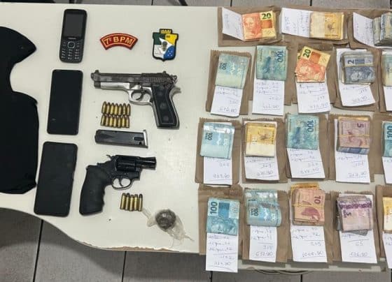 Polícia Militar prende dupla por roubo e apreende armas de fogo em Riachão do Dantas – P.M.S.E.
