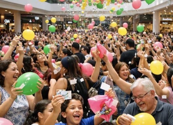 Aracaju Parque Shopping promove chuva de balões premiados neste sábado, dia 7