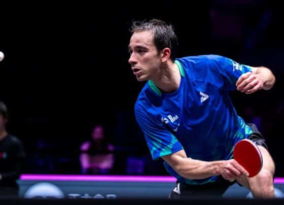 Hugo Calderano perde de algoz olímpico e cai em torneio na China