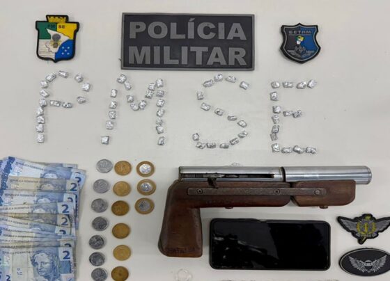 PM prende homem por suspeita de tráfico – P.M.S.E.