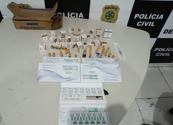 Polícia Civil apreende substâncias irregulares usadas em “canetas emagrecedoras” no centro de Aracaju