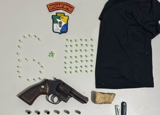 Polícia Militar apreende arma de fogo em Salgado – P.M.S.E.