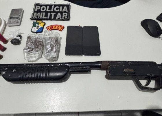 Polícia Militar apreende drogas e arma de fogo durante ação em Lagarto – P.M.S.E.