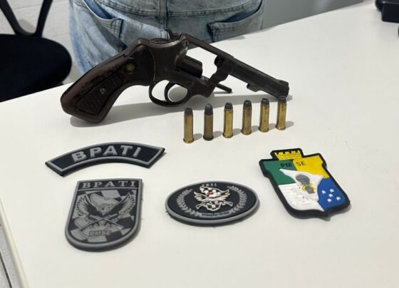 Polícia Militar prende homem por porte ilegal de arma de fogo em Rosário do Catete – P.M.S.E.