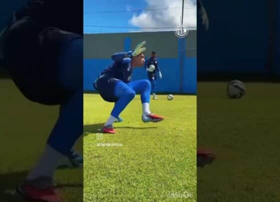 Último treino do Confiança antes de enfrentar o Santa Cruz
