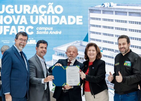 Lula inaugura nova unidade da UFABC em Santo André