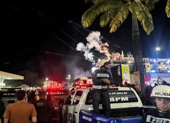 Ações da Polícia Militar garantem traquilidade na primeira noite do Carnatobias 2026 – P.M.S.E.
