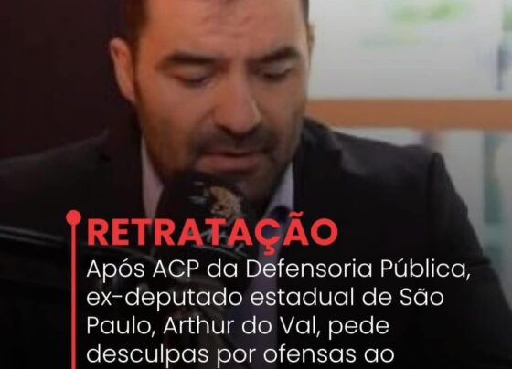 Após ação da Defensoria Pública, Arthur do Val pede desculpas ao povo sergipano