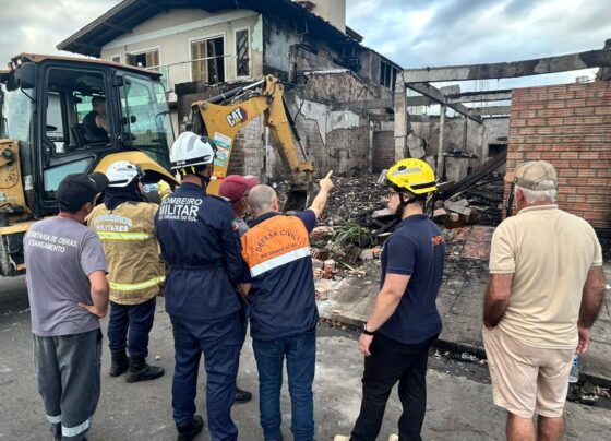 Bombeiros localizam quarta vítima da queda de avião no RS