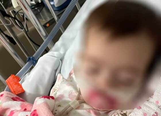 Família faz apelo por vaga em UTI para bebê internada em estado grave em Lagarto