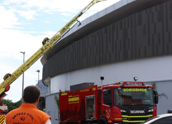 Incêndio no Velódromo no Rio é controlado; pista não teve impacto