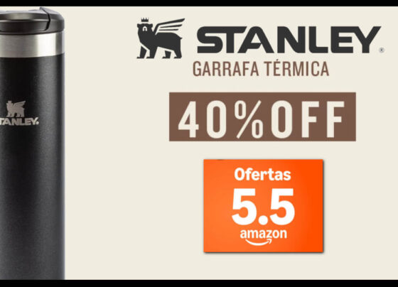 Ofertas 5.5 Amazon: garrafa térmica da Stanley com 40% de desconto