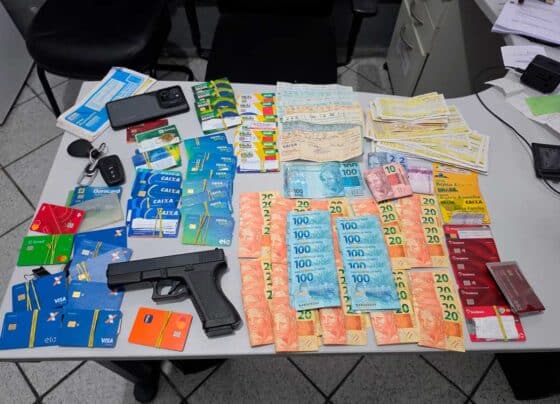 PC prende suspeito em flagrante com dezenas de cartões do Bolsa Família em Monte Alegre