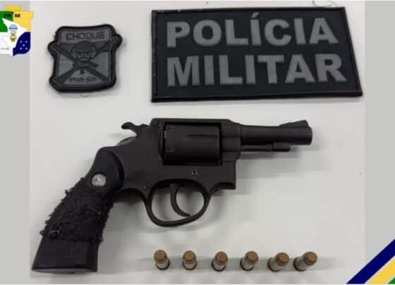 PM apreende arma de fogo no Conjunto João Alves em Nossa Senhora do Socorro – P.M.S.E.