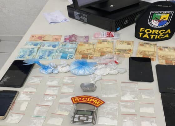 PM prende suspeito por tráfico de drogas em Brejo Grande – P.M.S.E.