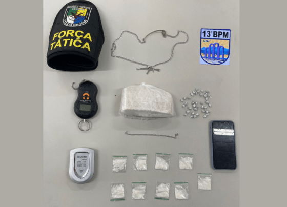 PM prende suspeito por tráfico de drogas no bairro Coroa do Meio em Aracaju – P.M.S.E.
