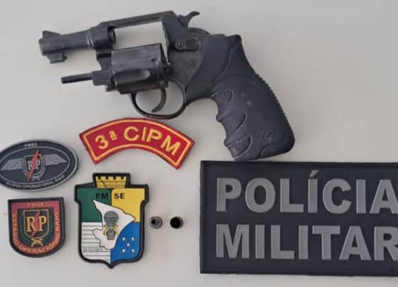 PMSE apreende arma de fogo com numeração raspada no Centro de Maruim – P.M.S.E.