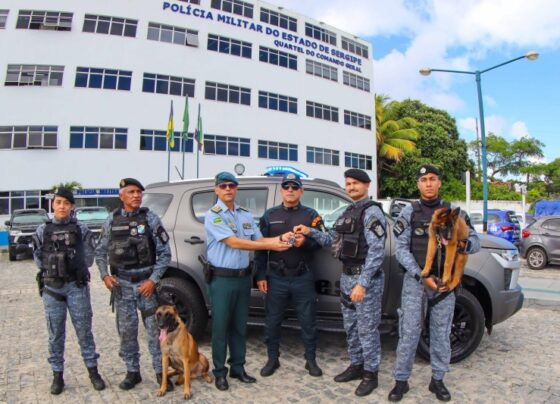 PMSE fortalece ações da CIPCães com entrega de nova viatura – P.M.S.E.