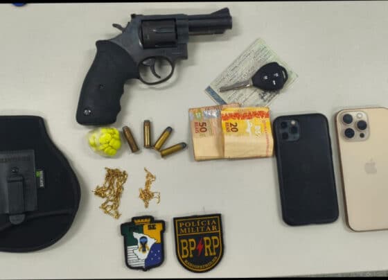 PMSE prende suspeito por porte ilegal de arma de fogo e tráfico de drogas na Zona Norte de Aracaju – P.M.S.E.