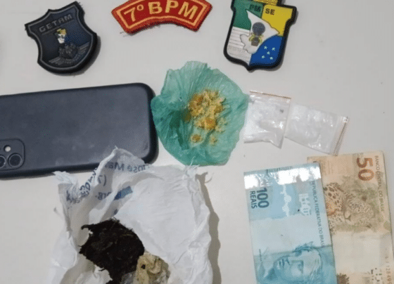 Polícia Militar apreende drogas e identifica motocicleta adulterada em Lagarto – P.M.S.E.