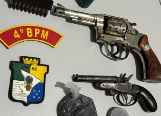 Polícia Militar prende homem por posse ilegal de arma de fogo e violência doméstica no Sertão sergipano – P.M.S.E.