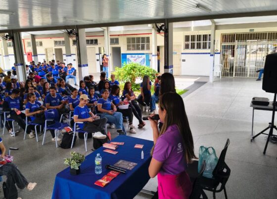 Procuradoria da Mulher da Alese promove palestra sobre combate à violência contra mulheres em escola de Lagarto