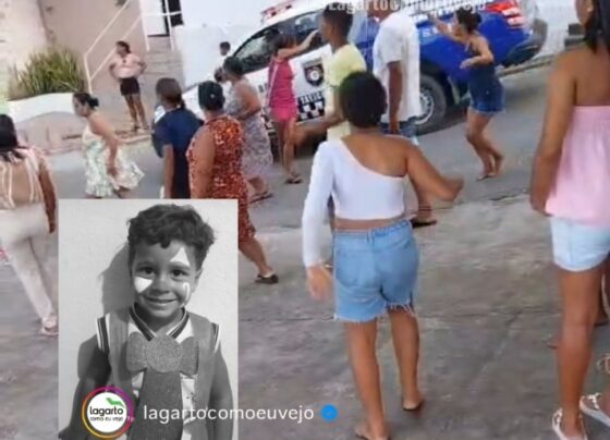 VÍDEO: Criança de 3 anos morre após ser atropelada em Rosário do Catete; motorista é ouvido e liberado