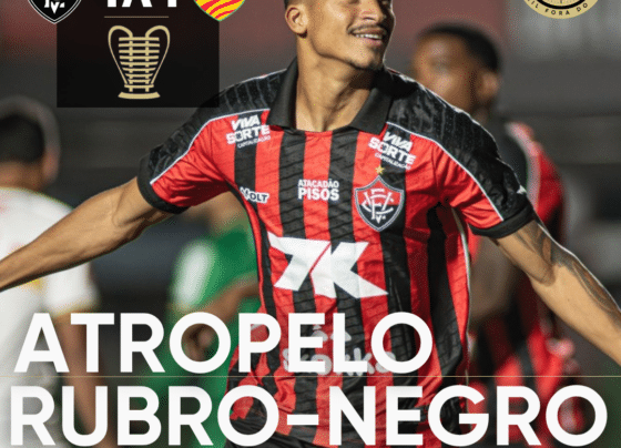 Vitória goleia Juazeirense por 4 a 1 e assume liderança do grupo na Copa do Nordeste