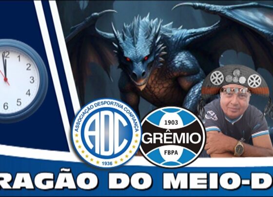 Confiança X Grêmio CRISE LÁ, CRISE CÁ – Dragão do Meio-Da 13/05/26