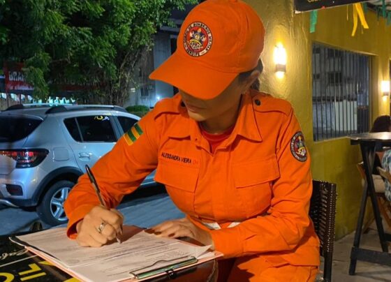 CORPO DE BOMBEIROS REALIZA OPERAÇÃO “NOITE SEGURA” E NOTIFICA CASAS DE SHOWS E EVENTOS EM ARACAJU