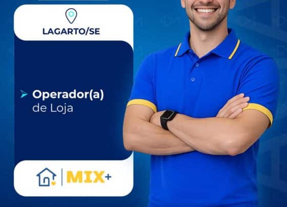 MIX+ abre vaga para operador(a) de loja em Lagarto