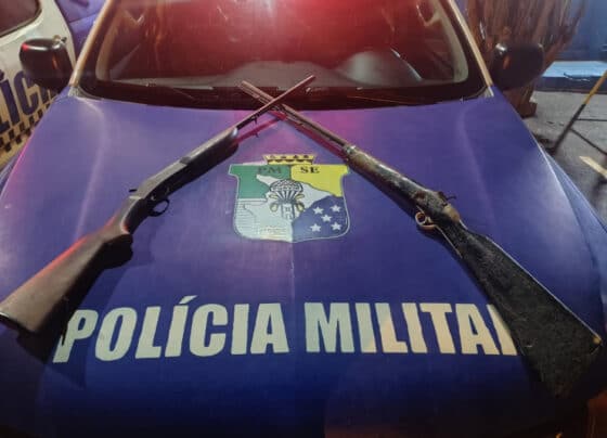 PMSE apreende duas espingardas durante operação integrada em Poço Redondo – P.M.S.E.