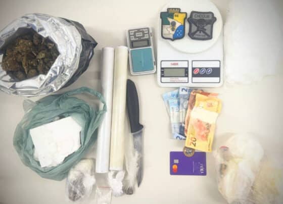 PMSE prende suspeito com drogas e cumpre mandado de prisão no Bairro Cidade Nova – P.M.S.E.