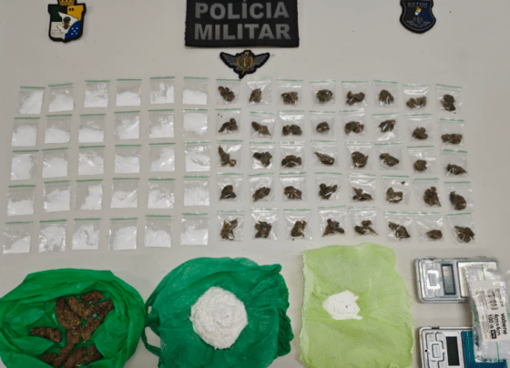 Polícia Militar apreende drogas e materiais utilizados no tráfico em Nossa Senhora do Socorro – P.M.S.E.