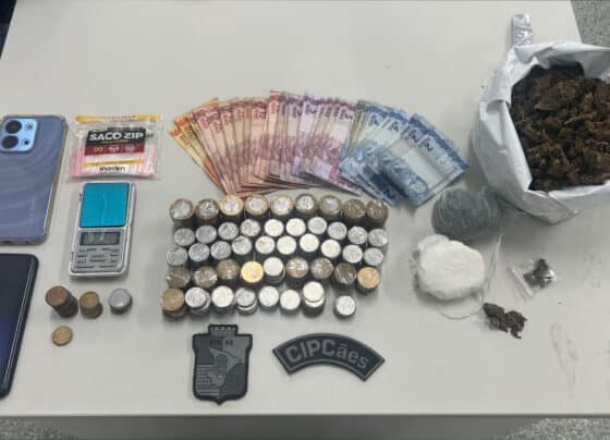 Polícia Militar desarticula ponto de tráfico de drogas no Bairro Santa Maria com auxílio de cão farejador – P.M.S.E.
